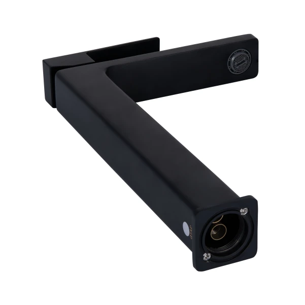 Смеситель для раковины Qtap Gemini высокий QTGEM269BLM45678 Black Matt - 2 фото