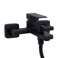 Змішувач для ванни Gemini QTGEM259BLM45682 Black Matt Qtap - 2 фото