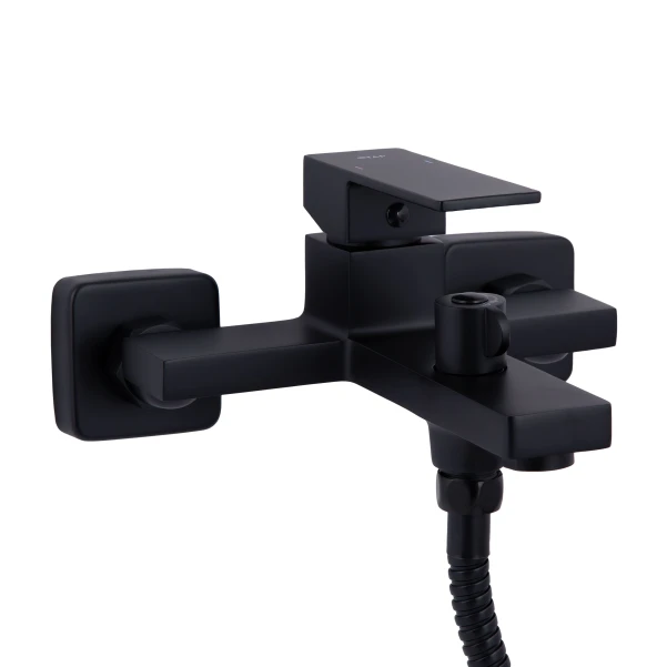 Змішувач для ванни Gemini QTGEM259BLM45682 Black Matt Qtap - 2 фото