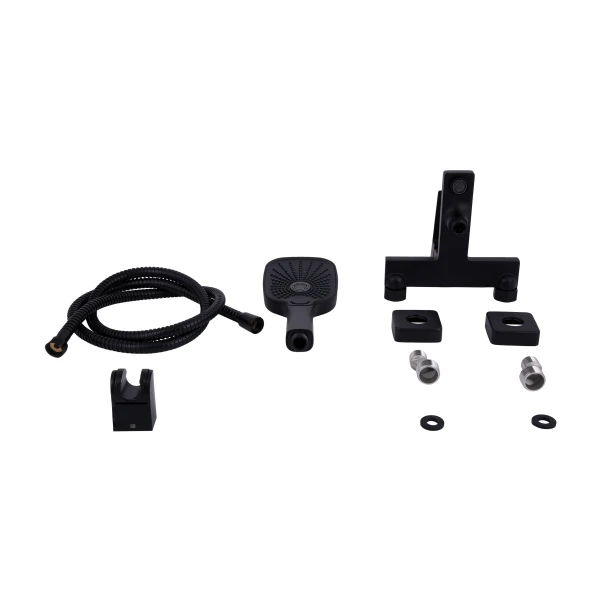 Змішувач для ванни Gemini QTGEM259BLM45682 Black Matt Qtap - 6 фото