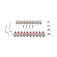 Колектор з витратомірами Thermo Alliance Standart 1" 10 виходів SD235W10 - 8 фото