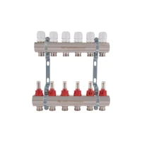 Колектор з витратомірами Thermo Alliance Standart 1" 6 виходів SD235W6
