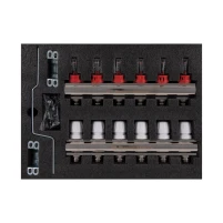 Колектор з витратомірами Thermo Alliance Standart 1" 6 виходів SD235W6 - 9 фото