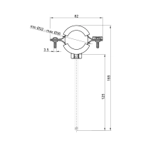 Хомут Thermo Alliance Forte 1" (D32-36 мм) SF10025 - 1 фото