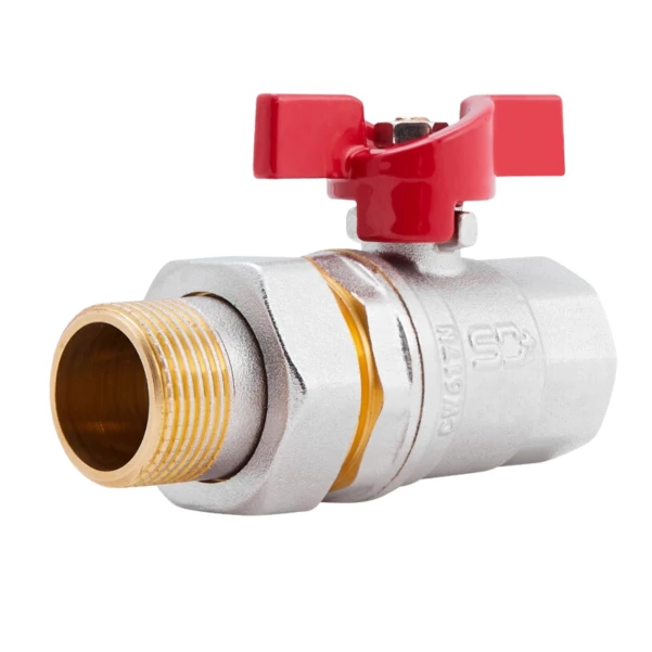 Кран кульовий "Американка" Thermo Alliance Standart прямий 3/4" ВЗ SD220W20