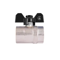 Кран кульовий Thermo Alliance Base 1" ВР для води (метелик) SD602W25 - 6 фото