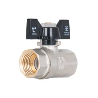 Кран шаровой SD Plus 1/2" ВР для воды (бабочка) SD602W15