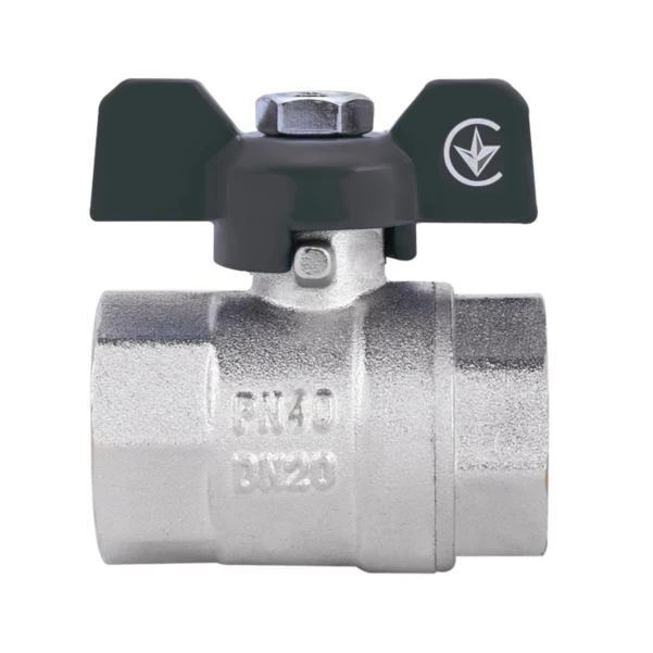 Кран кульовий Thermo Alliance Base 3/4" ВР для води (метелик) SD602W20 - 2 фото