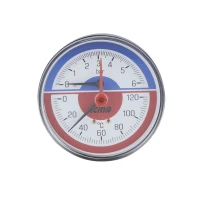 Термоманометр Icma 1/2" 0-6 бар, заднее подключение №259