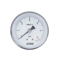 Манометр Icma 1/4" 0-6 бар, заднее подключение №243