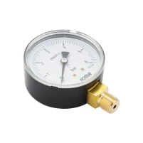 Манометр Icma 1/4" 0-6 бар, нижнє підключення №244 - 2 фото
