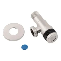 Запорный вентиль Lidz Went 134 1/2*3/4 LDWEN134NKS34931 Nickel - 2 фото