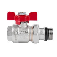 Кран американка Icma 1/2" прямая с антипротечкой - 2 фото