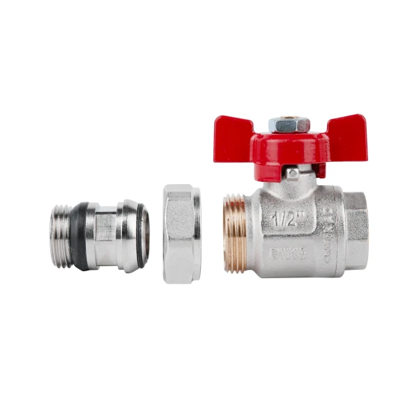 Кран американка Icma 1/2" прямая с антипротечкой - 3 фото