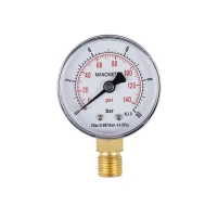Манометр Thermo Alliance Standart 10 бар 1/4", нижнє підмикання SD17010B