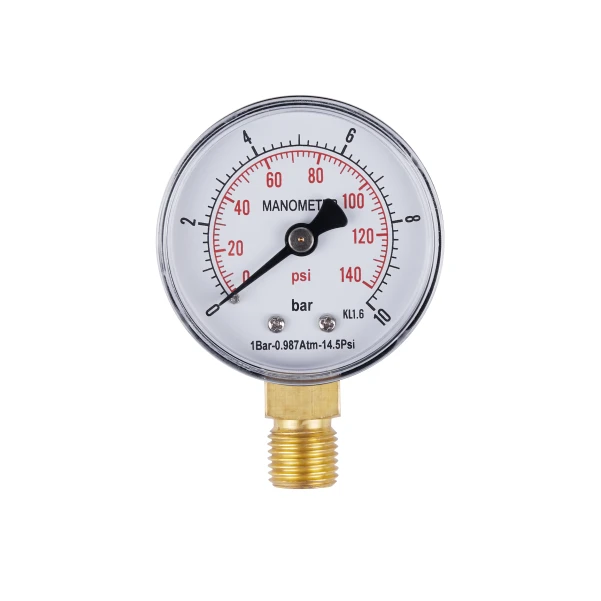 Манометр Thermo Alliance Standart 10 бар 1/4", нижнє підмикання SD17010B