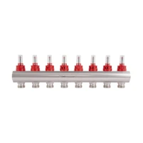 Колектор з витратомірами Thermo Alliance Standart 1" 8 виходів SD235W8 - 4 фото