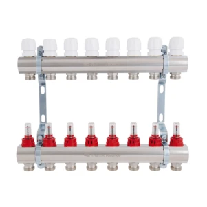 Колектор з витратомірами Thermo Alliance Standart 1" 8 виходів SD235W8