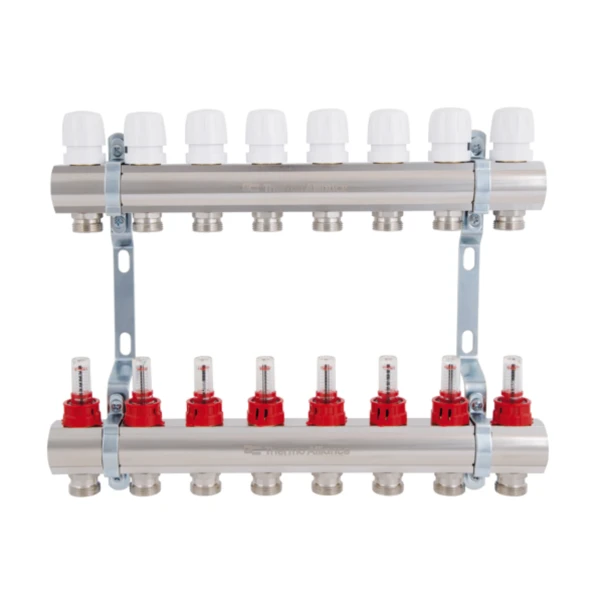 Колектор з витратомірами Thermo Alliance Standart 1" 8 виходів SD235W8