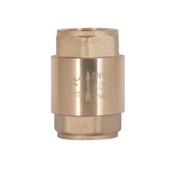 Обратний клапан Thermo Alliance Base 1/2"ВВ Slim с латунным штоком TAB240W15S