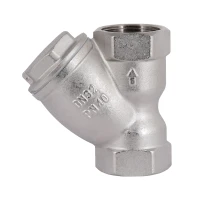 Фильтр грубой очистки Thermo Alliance Forte 1 1/4"ВВ никель для воды косой TAF124W32 - 4 фото