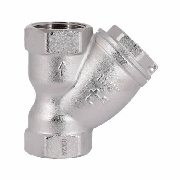 Фильтр грубой очистки Thermo Alliance Forte 1 1/4"ВВ никель для воды косой TAF124W32 - 2 фото