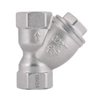 Фильтр грубой очистки Thermo Alliance Forte 1/2"ВВ никель для воды косой TAF124W15 - 2 фото
