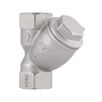 Фильтр грубой очистки Thermo Alliance Forte 1/2"ВВ никель для воды косой TAF124W15 - 3 фото