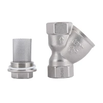 Фильтр грубой очистки Thermo Alliance Forte 1/2"ВВ никель для воды косой TAF124W15 - 5 фото