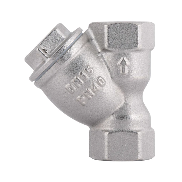 Фильтр грубой очистки Thermo Alliance Forte 1/2"ВВ никель для воды косой TAF124W15 - 4 фото