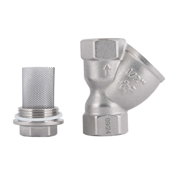 Фильтр грубой очистки Thermo Alliance Forte 1/2"ВВ никель для воды косой TAF124W15 - 5 фото