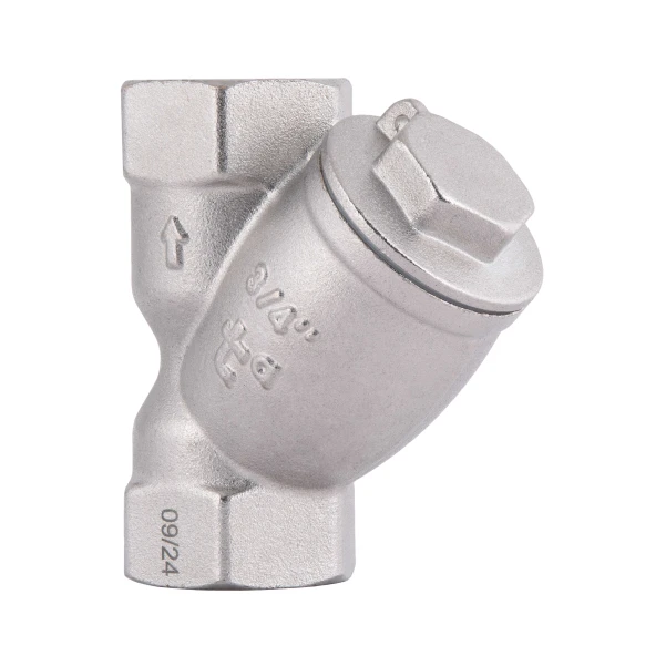 Фільтр грубої очистки Thermo Alliance Forte 3/4"ВВ нікель для води косий TAF124W20 - 3 фото