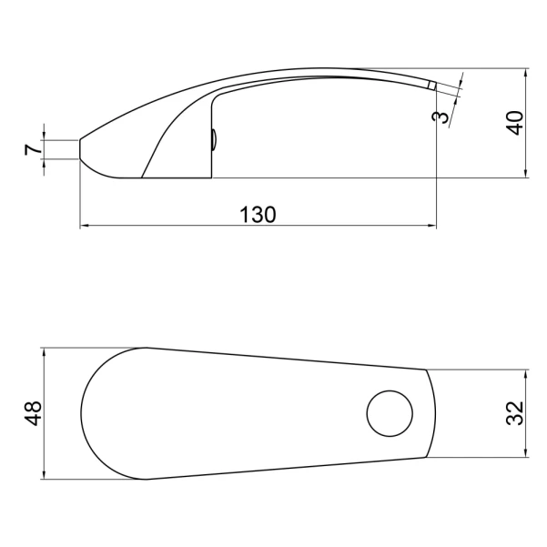 Ручка для смесителя Lidz Repair Mars 040M (k40) LDREP040MCRM34817 Chrome - 1 фото