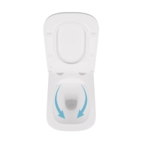 Унитаз подвесной Qtap Tern безободковый с сиденьем Soft-close QT1733052ERW - 5 фото