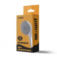 Лійка для ручного душу Лейки Lidz Niagara 01 98 мм округла LDNIA01CRM22034 Chrome - 2 фото