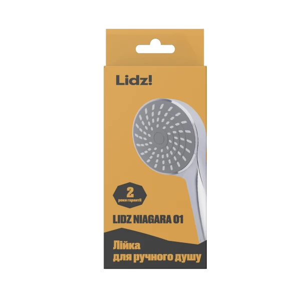 Лійка для ручного душу Лейки Lidz Niagara 01 98 мм округла LDNIA01CRM22034 Chrome - 3 фото