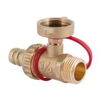 Кран шаровой Icma 1/2" сливной №146 - 2 фото