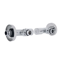 Комплект кранов SD Forte 1/2" НР для полотенцесушителя угловой SF395W15