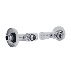 Комплект кранів Thermo Alliance Standart 1/2" НР для рушникосушарки кутовий SF395W15