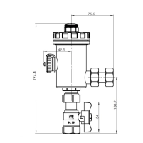 Фільтр з магнітом Thermo Alliance Standart 3/4" SF129W20 - 1 фото