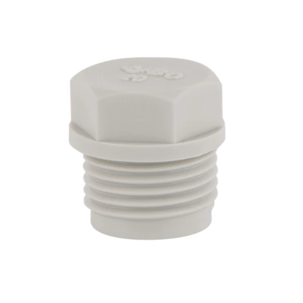 Заглушка PPR Blue Ocean с резьбой 20х1/2" НР - 3 фото