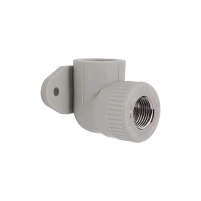 Уголок PPR Blue Ocean настенный с креплением 25х1/2", 90° ВР