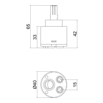 Картридж для смесителя Lidz Repair 40 (k40) LDREP4025840 - 1 фото