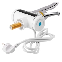 Проточный кран-водонагреватель кухонный для кухни Lidz Warm 058 LDWAR058WCR24985 White / Chrome - 3 фото