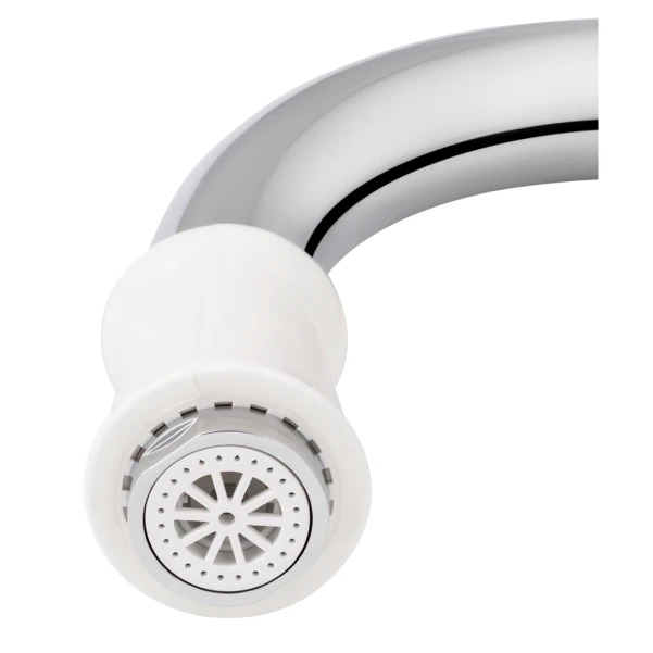 Проточный кран-водонагреватель кухонный для кухни Lidz Warm 058 LDWAR058WCR24985 White / Chrome - 4 фото