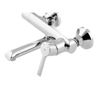 Душевая система универсальная Qtap Grand на три потребителя (с изливом) QTGRACRM1004 Chrome - 3 фото