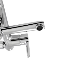 Душевая система универсальная Qtap Grand на три потребителя (с изливом) QTGRACRM1004 Chrome - 4 фото