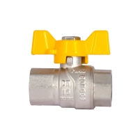 Кран кульовий Thermo Alliance Forte 1/2" ВР для газа (метелик) SF602G15 - 4 фото