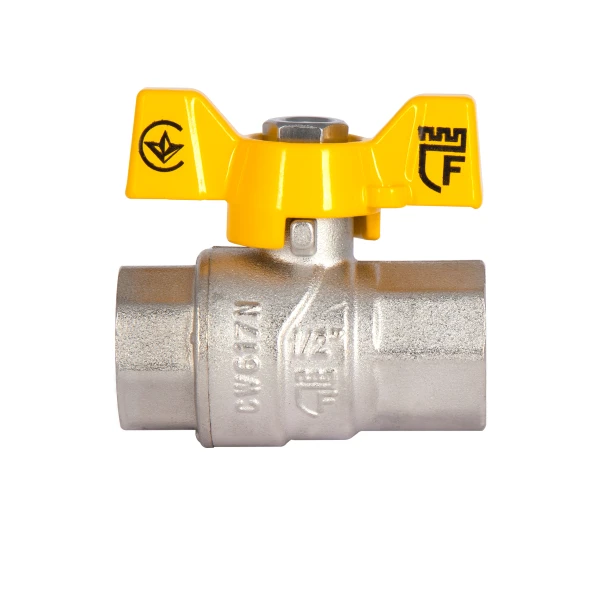 Кран кульовий Thermo Alliance Forte 1/2" ВР для газа (метелик) SF602G15 - 3 фото
