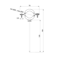Хомут Thermo Alliance Forte 1/2" (D20-25 мм) SF10015 - 1 фото